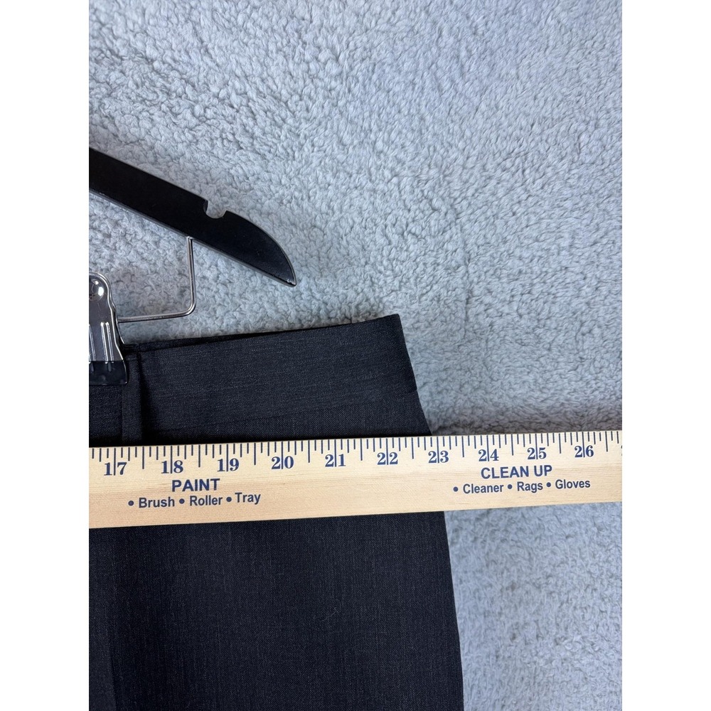 Joseph & Feiss Dress Pants Mens 48x24 Gray Wool Flat Front Classic Fit Office - Picture 3 of 13